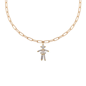 Open image in slideshow, BIG Chocker Magnétique en diamants et or 18K jaune / rose
