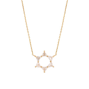 Ouvrir l&#39;image dans le diaporama, Pendentif Star or jaune / rose / blanc 18K et diamants
